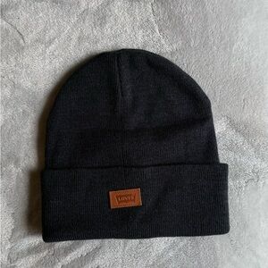 Levi's Dark Knit Beanie with Logo Patch